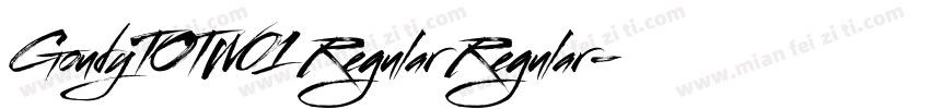 GoudyTOTW01 Regular Regular字体转换
